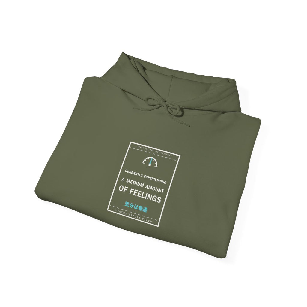 Currently Experiencing A Medium Amount Of Feelings Funny Anime Hoodie - original anime design, view 9