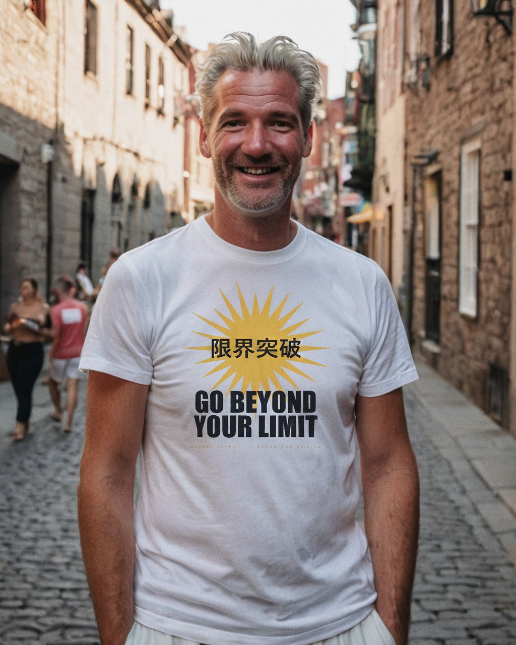 Go Beyond Your Limit Anime T-Shirt - original anime design, view 1