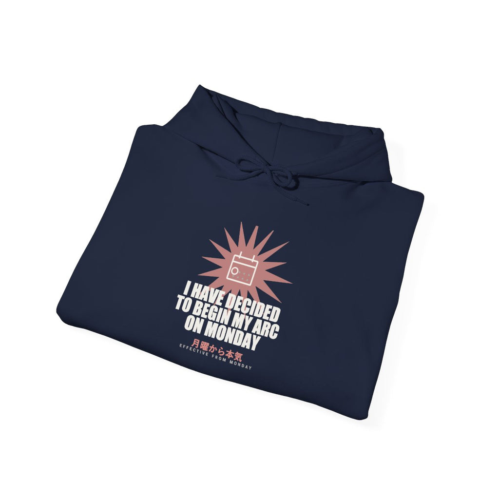 I Have Decided To Begin My Arc On Monday Funny Anime Hoodie - original anime design, view 18