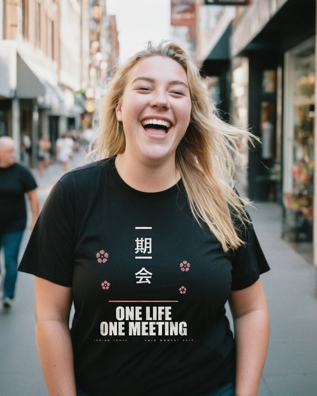 One Life One Meeting Anime T-Shirt - original anime design, view 1