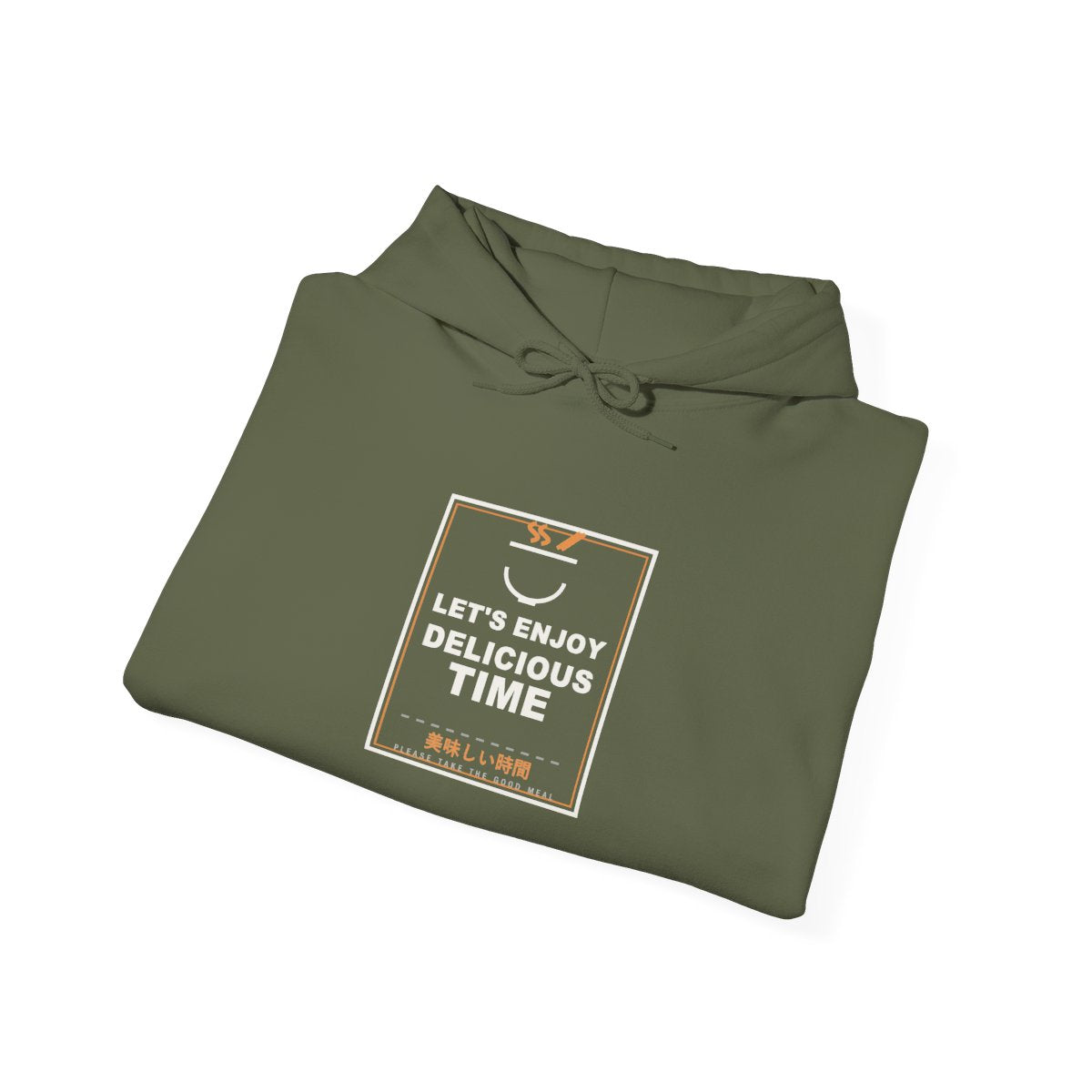 Let's Enjoy Delicious Time Funny Anime Hoodie - original anime design, view 9