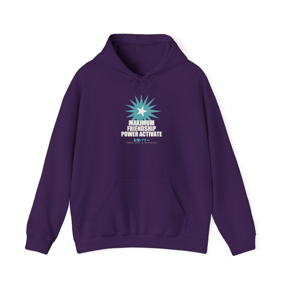 Maximum Friendship Power Activate Funny Anime Hoodie in Purple