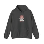 My Heart Is Full Of Sandwich Funny Anime Hoodie in Dark Heather