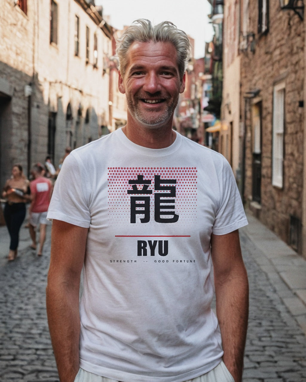 Ryu Dragon T-Shirt - original anime design, view 1