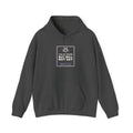 The Cat Knows But Will Not Say Funny Anime Hoodie in Dark Heather