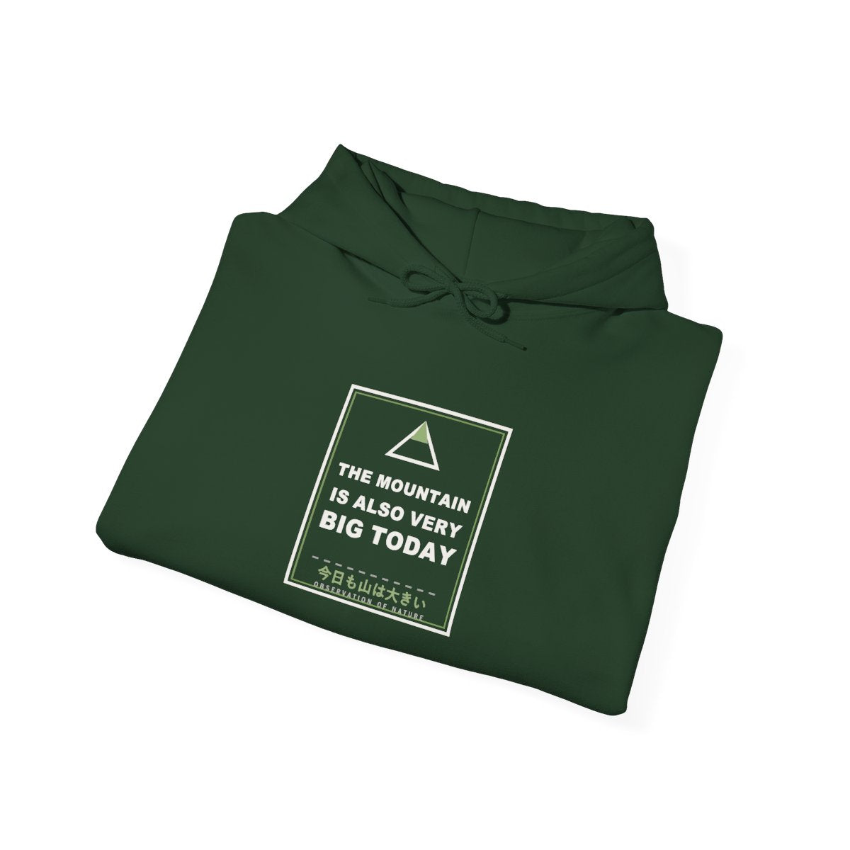 The Mountain Is Also Very Big Today Funny Anime Hoodie - original anime design, view 12