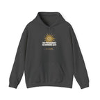 The Protagonist Is Running Late Funny Anime Hoodie in Dark Heather