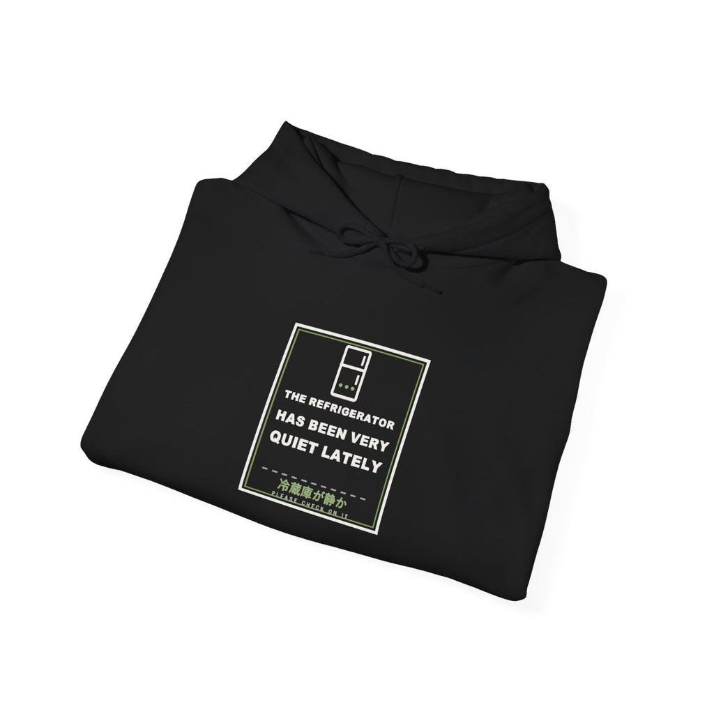 The Refrigerator Has Been Very Quiet Lately Funny Anime Hoodie - original anime design, view 3