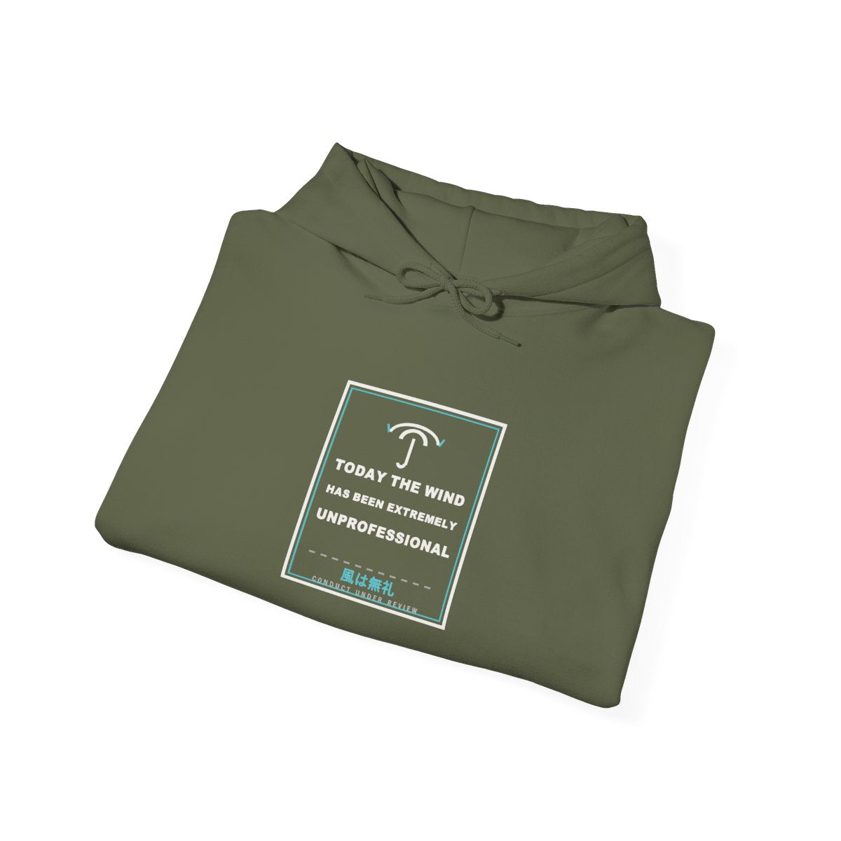 Today The Wind Has Been Extremely Unprofessional Funny Anime Hoodie - original anime design, view 9
