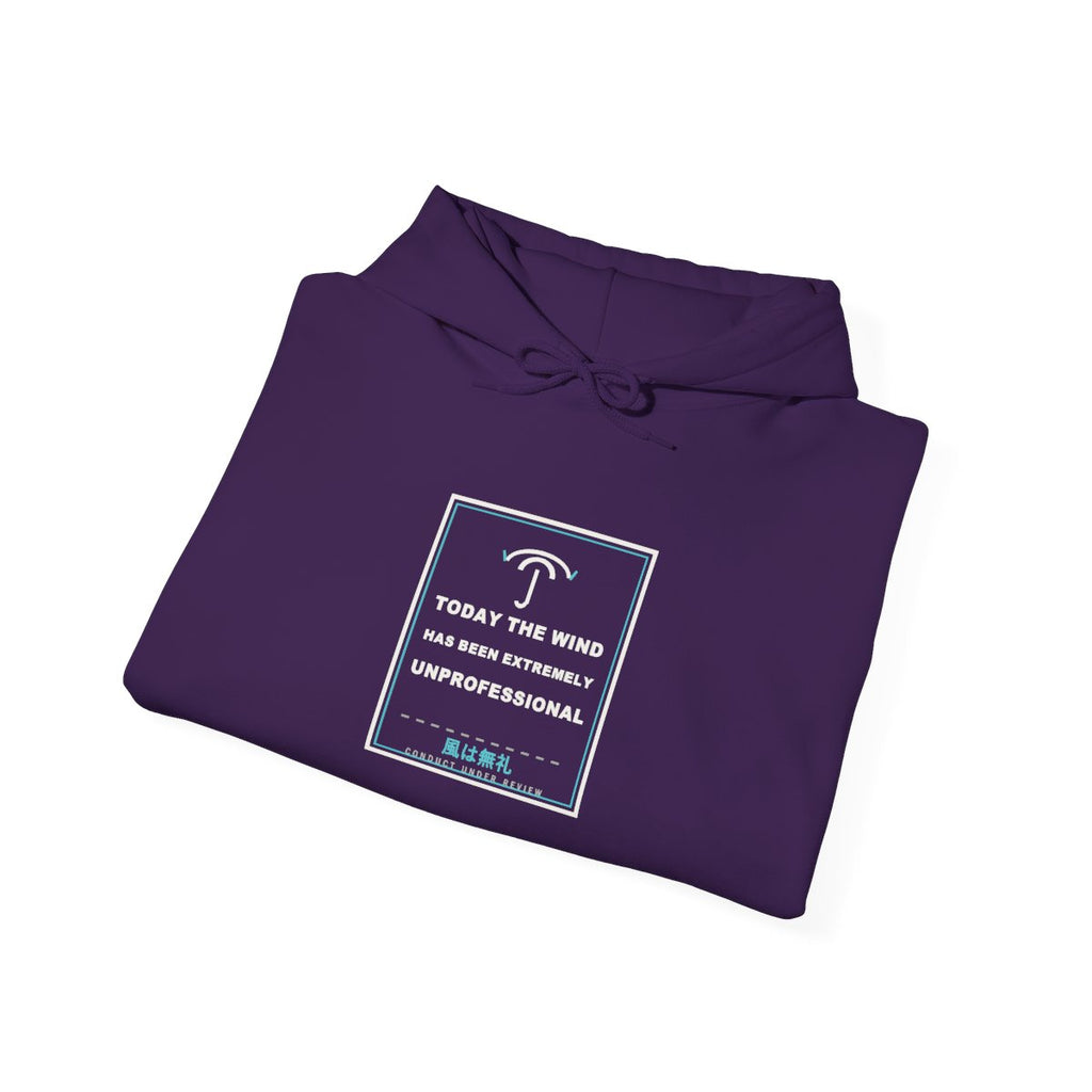 Today The Wind Has Been Extremely Unprofessional Funny Anime Hoodie - original anime design, view 21
