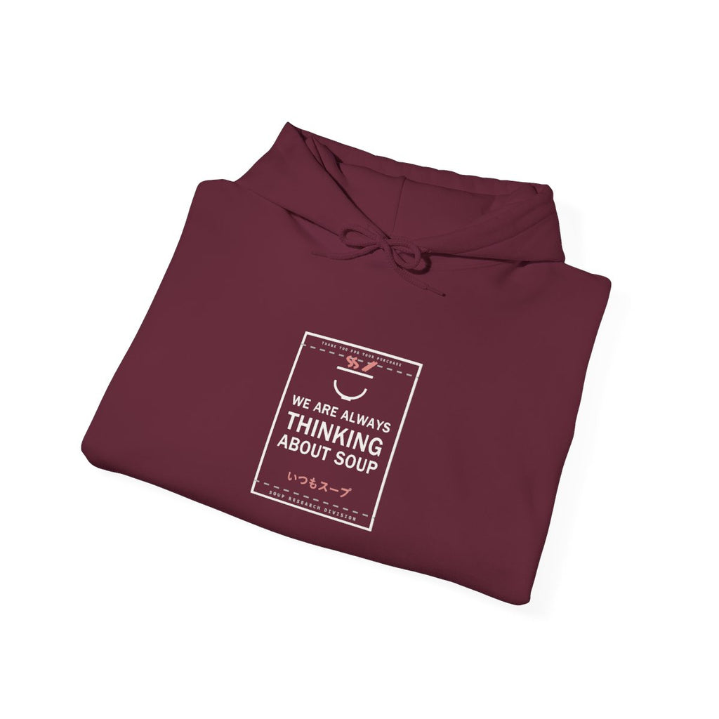 We Are Always Thinking About Soup Funny Anime Hoodie - original anime design, view 6